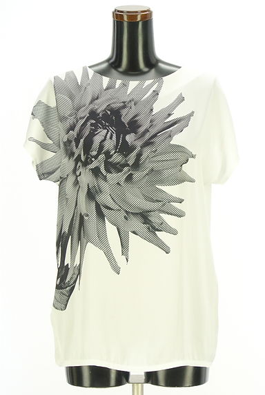 クリックで大画像表示 iCB(アイシービー)の古着「前後切替花プリントカットソー(カットソー・プルオーバー)」大画像1へ