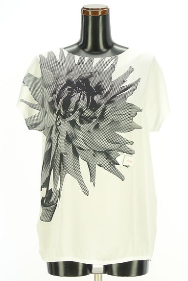 クリックで大画像表示 iCB(アイシービー)の古着「前後切替花プリントカットソー(カットソー・プルオーバー)」大画像4へ