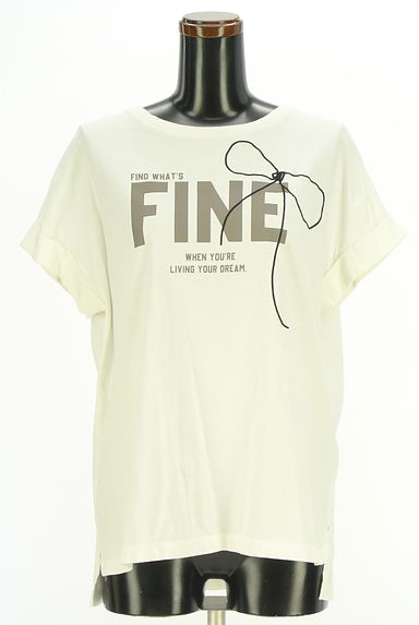 クリックで大画像表示 SHIPS(シップス)の古着「フレンチスリーブカットソー(Tシャツ)」大画像1へ