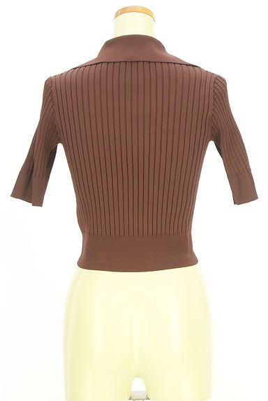 クリックで大画像表示 FRAY I.D(フレイアイディー)の古着「スキッパーポロリブニットトップス(ニット)」大画像2へ