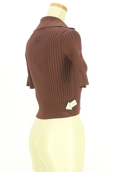 クリックで大画像表示 FRAY I.D(フレイアイディー)の古着「スキッパーポロリブニットトップス(ニット)」大画像4へ