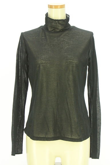 クリックで大画像表示 DRESSTERIOR(ドレステリア)の古着「ハイネックシアーニットトップス(カットソー・プルオーバー)」大画像1へ