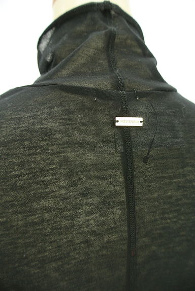 クリックで大画像表示 DRESSTERIOR(ドレステリア)の古着「ハイネックシアーニットトップス(カットソー・プルオーバー)」大画像4へ