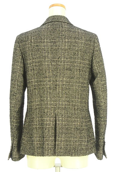 クリックで大画像表示 DRESSTERIOR(ドレステリア)の古着「チェック柄織テーラードジャケット(ジャケット)」大画像2へ