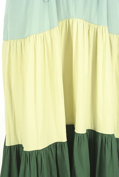 クリックで大画像表示 REDYAZEL(レディアゼル)の古着「マルチカラー配色ノースリワンピース(ワンピース・チュニック)」大画像5へ