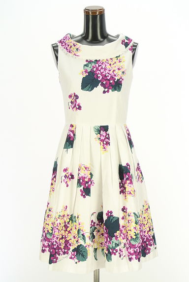 クリックで大画像表示 Lois CRAYON(ロイスクレヨン)の古着「ノースリ花柄ワンピース(ワンピース・チュニック)」大画像1へ