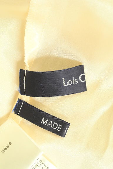 クリックで大画像表示 Lois CRAYON(ロイスクレヨン)の古着「ボウタイ付きノースリ総柄シフォンワンピース(ワンピース・チュニック)」大画像6へ