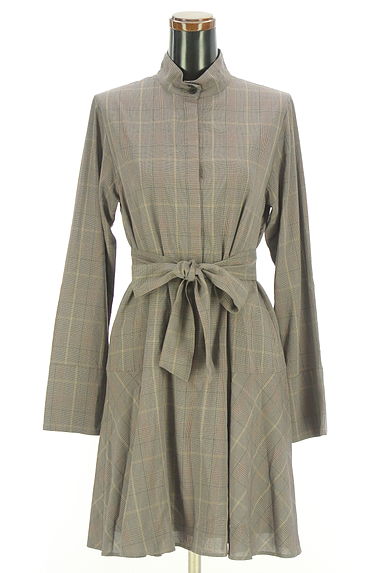 Lois CRAYON（ロイスクレヨン）の古着「チェック柄ワンピース（ワンピース・チュニック）」大画像１へ