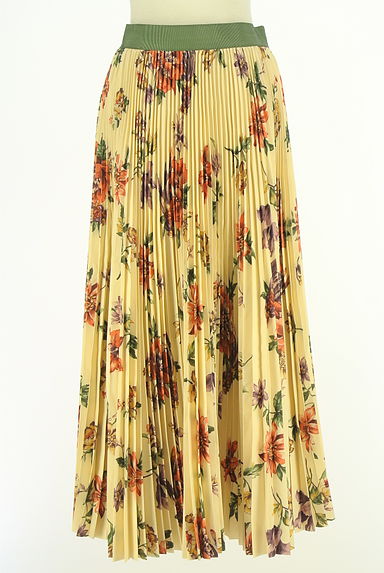 Lois CRAYON（ロイスクレヨン）の古着「花柄プリーツロングスカート（ロングスカート・マキシスカート）」大画像１へ