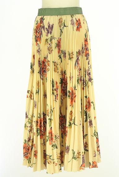 Lois CRAYON（ロイスクレヨン）の古着「花柄プリーツロングスカート（ロングスカート・マキシスカート）」大画像２へ