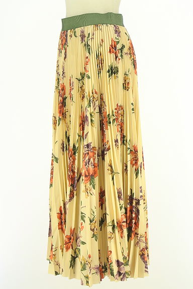 Lois CRAYON（ロイスクレヨン）の古着「花柄プリーツロングスカート（ロングスカート・マキシスカート）」大画像３へ