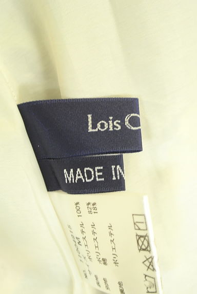 クリックで大画像表示 Lois CRAYON(ロイスクレヨン)の古着「ドット×鳥柄 ミディ丈フレアスカート(スカート)」大画像6へ