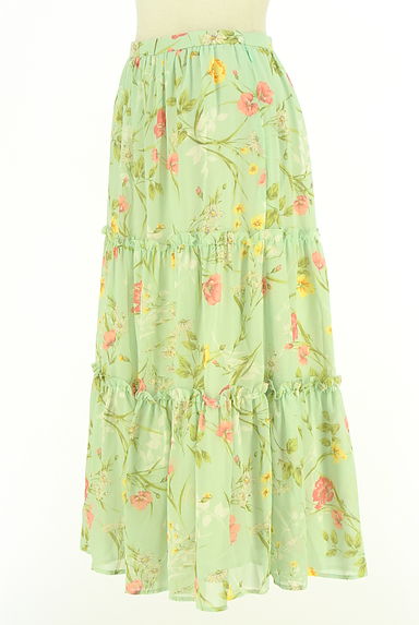 Lois CRAYON（ロイスクレヨン）の古着「花柄シフォンロングスカート（ロングスカート・マキシスカート）」大画像３へ