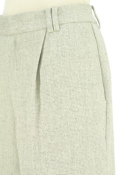 LAUTREAMONT（ロートレアモン）の古着「センタープレスチェックワイドパンツ（パンツ）」大画像４へ