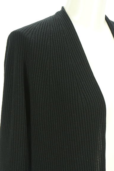 LAUTREAMONT（ロートレアモン）の古着「リブニットミドルカーディガン（カーディガン・ボレロ）」大画像４へ