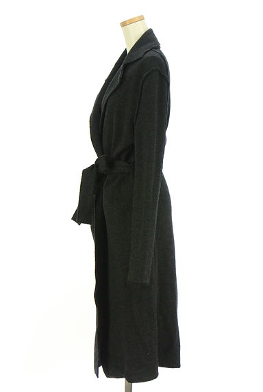 GALERIE VIE（ギャルリーヴィー）の古着「ベルト付きロングウールカーディガン（カーディガン・ボレロ）」大画像３へ