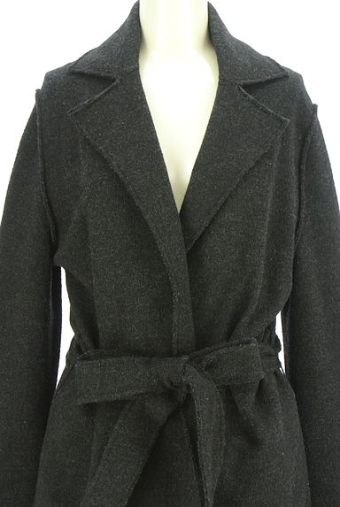 GALERIE VIE（ギャルリーヴィー）の古着「ベルト付きロングウールカーディガン（カーディガン・ボレロ）」大画像４へ