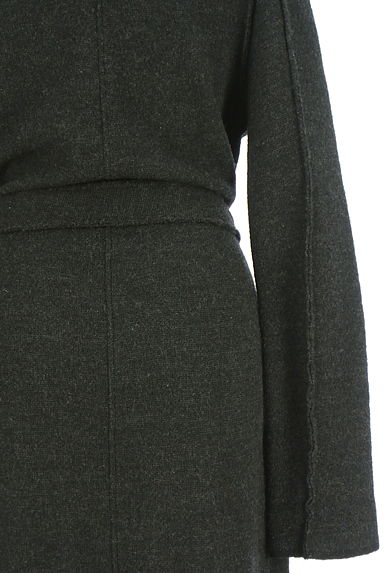 GALERIE VIE（ギャルリーヴィー）の古着「ベルト付きロングウールカーディガン（カーディガン・ボレロ）」大画像５へ