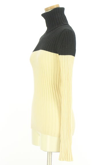 DES PRES（デプレ）の古着「バイカラータートルニット（ニット）」大画像３へ