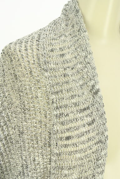 DES PRES（デプレ）の古着「ラメローゲージニットカーディガン（カーディガン・ボレロ）」大画像４へ