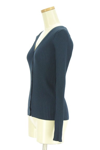 DES PRES（デプレ）の古着「リブニットカーディガン（カーディガン・ボレロ）」大画像３へ