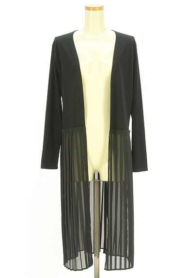 LOVELESS（ラブレス）の古着「シアープリーツ切替ロングカーディガン（カーディガン・ボレロ）」大画像１へ