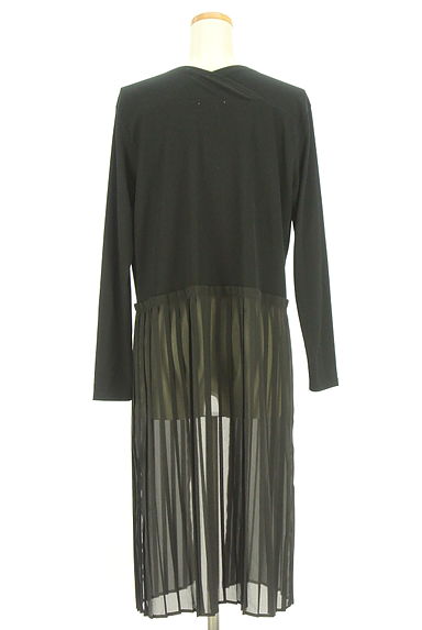 LOVELESS（ラブレス）の古着「シアープリーツ切替ロングカーディガン（カーディガン・ボレロ）」大画像２へ