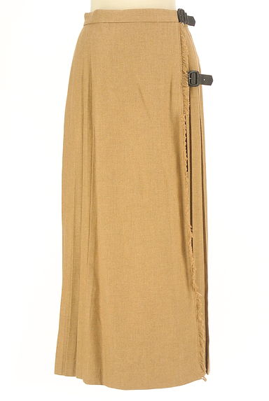 BEAMS Women's（ビームス　ウーマン）の古着「BEAMS BOY プリーツロングラップスカート（ロングスカート・マキシスカート）」大画像１へ
