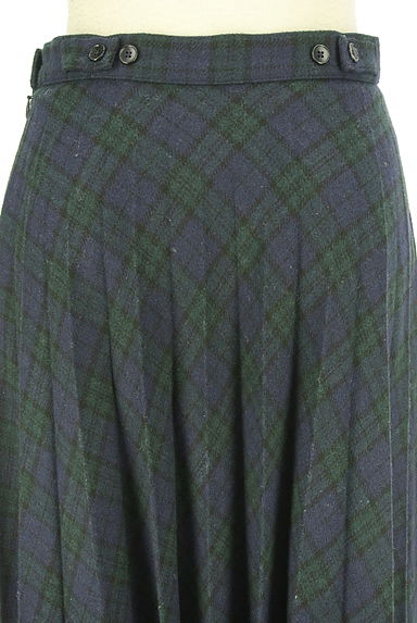 BEAMS Women's（ビームス　ウーマン）の古着「BEAMS BOY チェック柄プリーツロングスカート（ロングスカート・マキシスカート）」大画像４へ