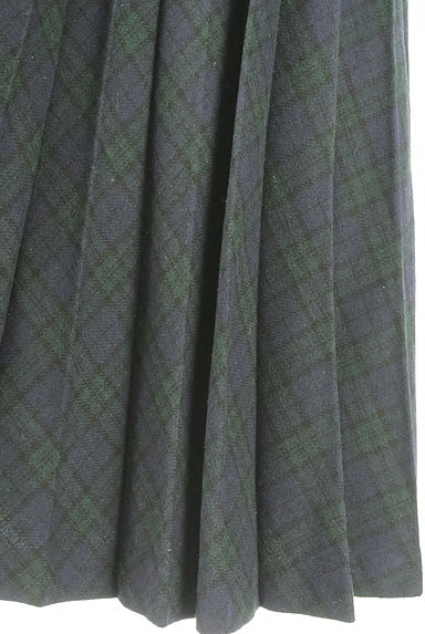 BEAMS Women's（ビームス　ウーマン）の古着「BEAMS BOY チェック柄プリーツロングスカート（ロングスカート・マキシスカート）」大画像５へ