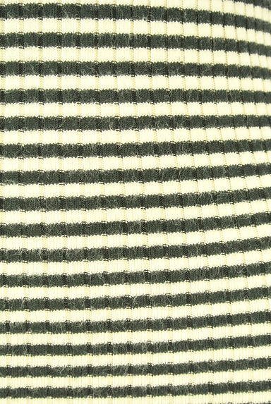 MOGA（モガ）の古着「スクエアネックボーダーリブニット（ニット）」大画像５へ