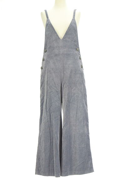 JILLSTUART（ジルスチュアート）の古着「ベロアライクサロペットパンツ（オーバーオール・サロペット）」大画像１へ