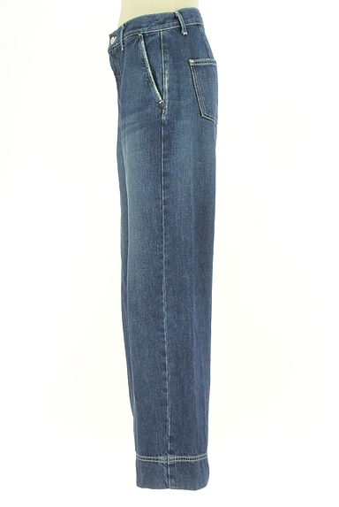 JILLSTUART（ジルスチュアート）の古着「woadblueコラボワイドデニムパンツ（デニムパンツ）」大画像３へ