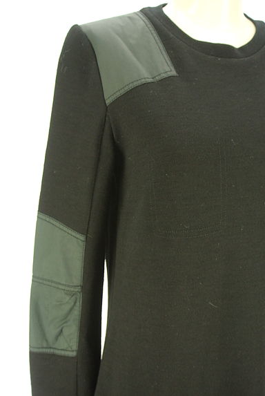 MARC JACOBS（マークジェイコブス）の古着「Marc by Marc Jacobs 異素材切替膝丈ニットワンピ（ワンピース・チュニック）」大画像４へ