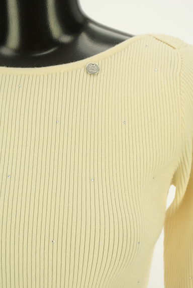 Chico（チコ）の古着「ラインストーン付きショートリブニット（ニット）」大画像４へ