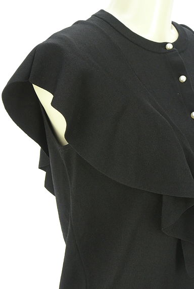 GRACE CONTINENTAL（グレースコンチネンタル）の古着「肩フリルニット（ベスト・ジレ）」大画像４へ