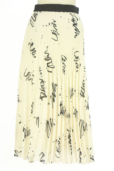 Diagram（ダイアグラム）の古着「ロゴプリントプリーツロングスカート（ロングスカート・マキシスカート）」大画像２へ