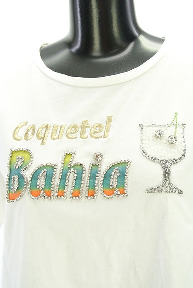 Grace Class（グレースクラス）の古着「ラインストーンロゴTシャツ（Ｔシャツ）」大画像４へ