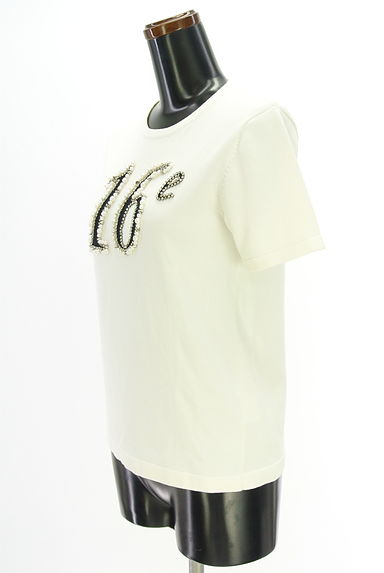 Grace Class（グレースクラス）の古着「ラインストーン&パール付きニット（ニット）」大画像３へ