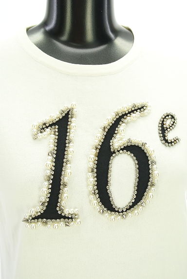 Grace Class（グレースクラス）の古着「ラインストーン&パール付きニット（ニット）」大画像４へ