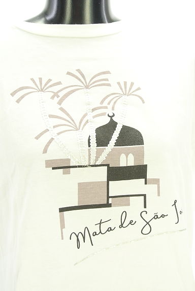 Grace Class（グレースクラス）の古着「ラメプリントTシャツ（Ｔシャツ）」大画像４へ