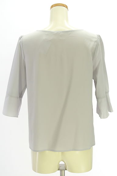 LAISSE PASSE（レッセパッセ）の古着「6分袖刺繍入りシフォンブラウス（ブラウス）」大画像２へ