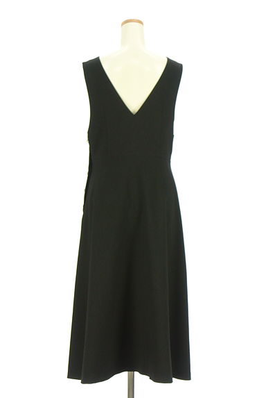 LAISSE PASSE（レッセパッセ）の古着「パールボタンロングフレアジャンスカ（オーバーオール・サロペット）」大画像２へ