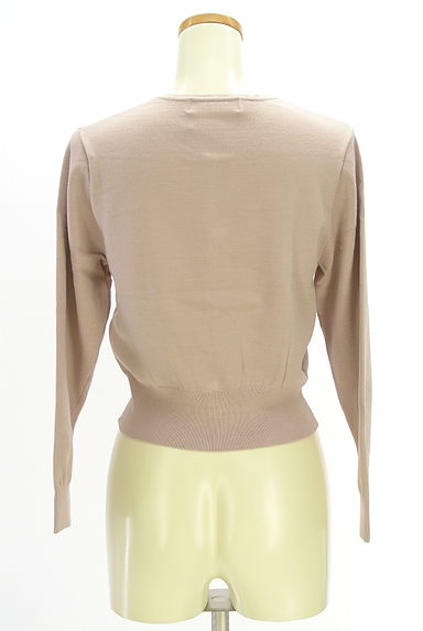 LAISSE PASSE（レッセパッセ）の古着「ポンポン付きハイゲージニットカーデ（カーディガン・ボレロ）」大画像２へ