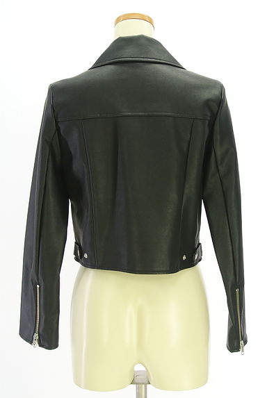 MERCURYDUO（マーキュリーデュオ）の古着「エコレザーライダースジャケット（ジャケット）」大画像２へ