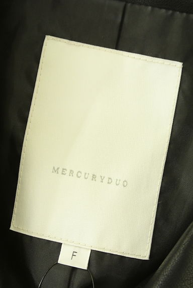 MERCURYDUO（マーキュリーデュオ）の古着「エコレザーライダースジャケット（ジャケット）」大画像６へ