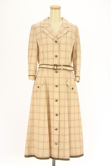 LAISSE PASSE（レッセパッセ）の古着「ベルト付きミモレシャツワンピース（ワンピース・チュニック）」大画像１へ