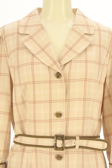 LAISSE PASSE（レッセパッセ）の古着「ベルト付きミモレシャツワンピース（ワンピース・チュニック）」大画像４へ