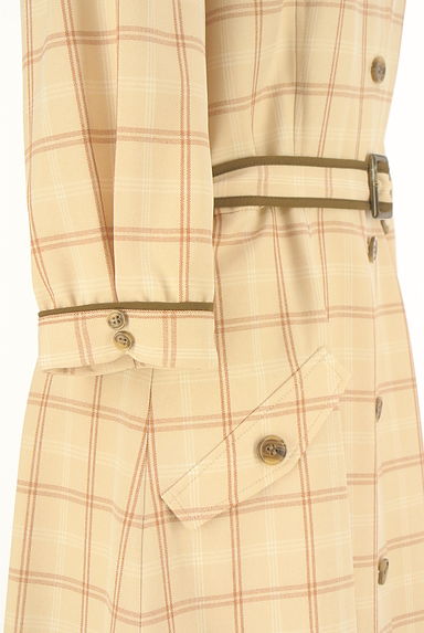 LAISSE PASSE（レッセパッセ）の古着「ベルト付きミモレシャツワンピース（ワンピース・チュニック）」大画像５へ