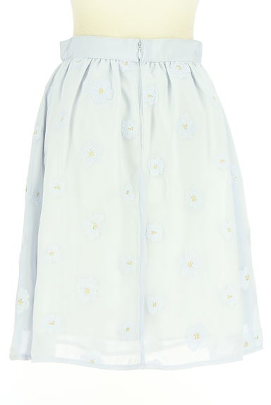 LAISSE PASSE（レッセパッセ）の古着「花刺繍膝上シフォンスカート（スカート）」大画像２へ